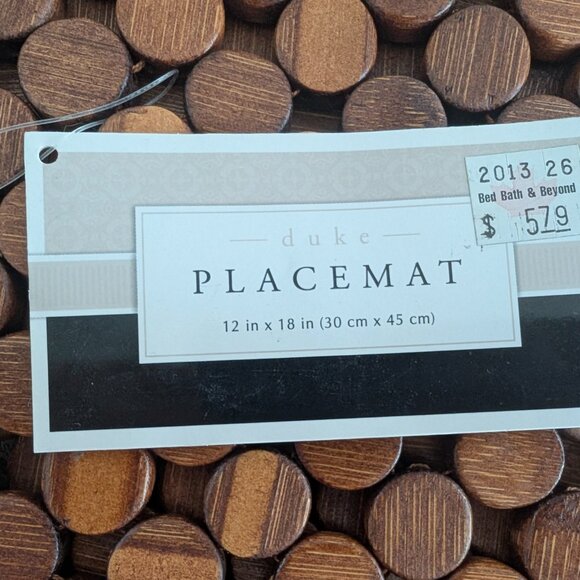 Wooden Placemats - Set of 4 - Picture 4 of 6